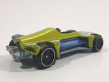 2011 Hot Wheels 4-Lane Elimination Race Med-Evil Red Antifreeze Green and Blue Die Cast Toy Race Car Vehicle