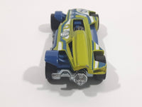 2011 Hot Wheels 4-Lane Elimination Race Med-Evil Red Antifreeze Green and Blue Die Cast Toy Race Car Vehicle