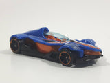 2010 Hot Wheels Formula Street Metalflake Blue Die Cast Toy Race Car Vehicle