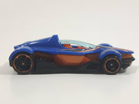 2010 Hot Wheels Formula Street Metalflake Blue Die Cast Toy Race Car Vehicle