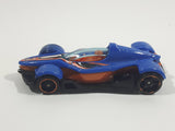 2010 Hot Wheels Formula Street Metalflake Blue Die Cast Toy Race Car Vehicle