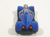 2010 Hot Wheels Formula Street Metalflake Blue Die Cast Toy Race Car Vehicle