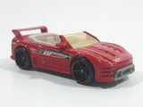 2011 Hot Wheels Tunerz Mitsubishi Eclipse Convertible Red Die Cast Toy Car Vehicle