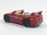 2011 Hot Wheels Tunerz Mitsubishi Eclipse Convertible Red Die Cast Toy Car Vehicle