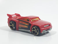 2009 Hot Wheels Track Aces Bassline Red Die Cast Toy Car Vehicle