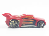 2009 Hot Wheels Track Aces Bassline Red Die Cast Toy Car Vehicle