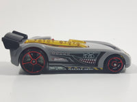 2011 Hot Wheels Sky Jump Battle Spec Grey Die Cast Toy Car Vehicle