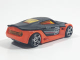 HTF 2005 Hot Wheels First Editions Symbolic Black and Dark Orange Die Cast Toy Car Vehicle