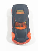 HTF 2005 Hot Wheels First Editions Symbolic Black and Dark Orange Die Cast Toy Car Vehicle