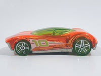 2014 Hot Wheels HW Race: X‑Raycers Phastasm Transparent Orange Die Cast Toy Car Vehicle