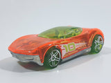 2014 Hot Wheels HW Race: X‑Raycers Phastasm Transparent Orange Die Cast Toy Car Vehicle