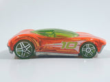 2014 Hot Wheels HW Race: X‑Raycers Phastasm Transparent Orange Die Cast Toy Car Vehicle