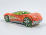 2014 Hot Wheels HW Race: X‑Raycers Phastasm Transparent Orange Die Cast Toy Car Vehicle