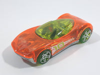 2014 Hot Wheels HW Race: X‑Raycers Phastasm Transparent Orange Die Cast Toy Car Vehicle