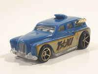 2013 Hot Wheels Multipack Exclusive Cockney Cab II Taxi Blue and Grey Die Cast Toy Car Vehicle