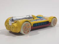 2019 Hot Wheels Mystery Models: Series 1 Retro Active Yellow Die Cast Toy Car Vehicle