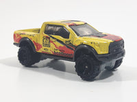 2018 Hot Wheels HW Hot Trucks '17 Ford F-150 Raptor Truck Yellow Die Cast Toy Car Vehicle