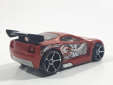 2011 Hot Wheels Graffiti Rides Power Rage Metalflake Dark Red Brown Die Cast Toy Car Vehicle