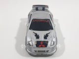 2001 Hot Wheels Mitsubishi Eclipse Silver Grey Die Cast Toy Car Vehicle McDonald's Happy Meal