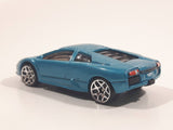 2011 Hot Wheels HW Exotics Lamborghini Murcielago Metalflake Aqua Die Cast Toy Car Vehicle