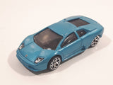 2011 Hot Wheels HW Exotics Lamborghini Murcielago Metalflake Aqua Die Cast Toy Car Vehicle