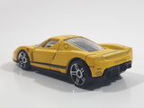 2011 Hot Wheels Night Burnerz Enzo Ferrari Yellow Die Cast Toy Super Car Vehicle