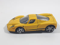 2011 Hot Wheels Night Burnerz Enzo Ferrari Yellow Die Cast Toy Super Car Vehicle