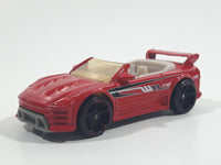 2011 Hot Wheels Tunerz Mitsubishi Eclipse Convertible Red Die Cast Toy Car Vehicle