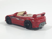 2011 Hot Wheels Tunerz Mitsubishi Eclipse Convertible Red Die Cast Toy Car Vehicle