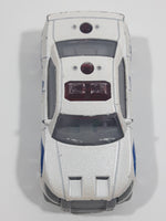 2013 Toys R Us Fast Lane EA-001 Police Cop Car White Silver Die Cast Toy Car Vehicle