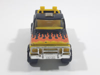 1998 Matchbox Rugged Riders Flareside Pick-Up Truck Black 1/76 Scale Die Cast Toy Car Vehicle