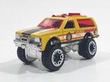 2016 Hot Wheels HW Rescue Blazer 4x4 Yellow Die Cast Toy Car SUV Vehicle