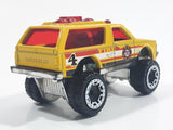 2016 Hot Wheels HW Rescue Blazer 4x4 Yellow Die Cast Toy Car SUV Vehicle