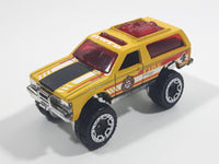 2016 Hot Wheels HW Rescue Blazer 4x4 Yellow Die Cast Toy Car SUV Vehicle