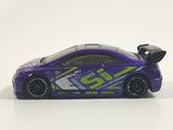 2010 Hot Wheels Hot Tunerz 2006 Honda Civic SI Purple Die Cast Toy Car Vehicle