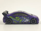 2010 Hot Wheels Hot Tunerz 2006 Honda Civic SI Purple Die Cast Toy Car Vehicle