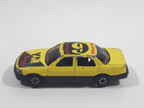 Yatming No. 806 Toyota Celsior Lexus LS400 #6 YM Racing Yellow Die Cast Toy Race Car Vehicle