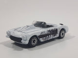 Yatming Style 1957 Corvette Convertible White Die Cast Toy Car Vehicle