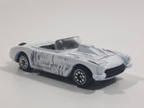 Yatming Style 1957 Corvette Convertible White Die Cast Toy Car Vehicle