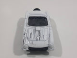 Yatming Style 1957 Corvette Convertible White Die Cast Toy Car Vehicle