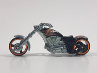 2009 Hot Wheels OCC Splitback Motorcycle Black Die Cast Toy Car Vehicle