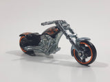 2009 Hot Wheels OCC Splitback Motorcycle Black Die Cast Toy Car Vehicle