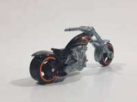 2009 Hot Wheels OCC Splitback Motorcycle Black Die Cast Toy Car Vehicle