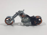 2009 Hot Wheels OCC Splitback Motorcycle Black Die Cast Toy Car Vehicle