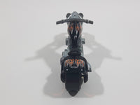 2009 Hot Wheels OCC Splitback Motorcycle Black Die Cast Toy Car Vehicle