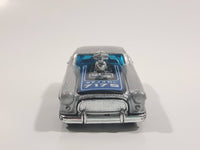 2002 Hot Wheels Metrorail 1950s Nash Metropolitan Silver 7175 Police Pursuit Cop Car Die Cast Toy Car Hot Rod Vehicle