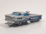 2002 Hot Wheels Metrorail 1950s Nash Metropolitan Silver 7175 Police Pursuit Cop Car Die Cast Toy Car Hot Rod Vehicle