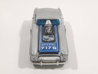 2002 Hot Wheels Metrorail 1950s Nash Metropolitan Silver 7175 Police Pursuit Cop Car Die Cast Toy Car Hot Rod Vehicle