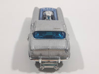 2002 Hot Wheels Metrorail 1950s Nash Metropolitan Silver 7175 Police Pursuit Cop Car Die Cast Toy Car Hot Rod Vehicle