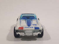 2012 Hot Wheels Main Street '65 Corvette Convertible White Die Cast Toy Car Vehicle